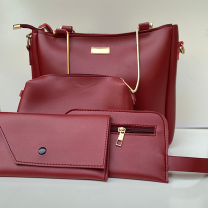 EMERALD (4 PIECE BAG SET)-MAROON