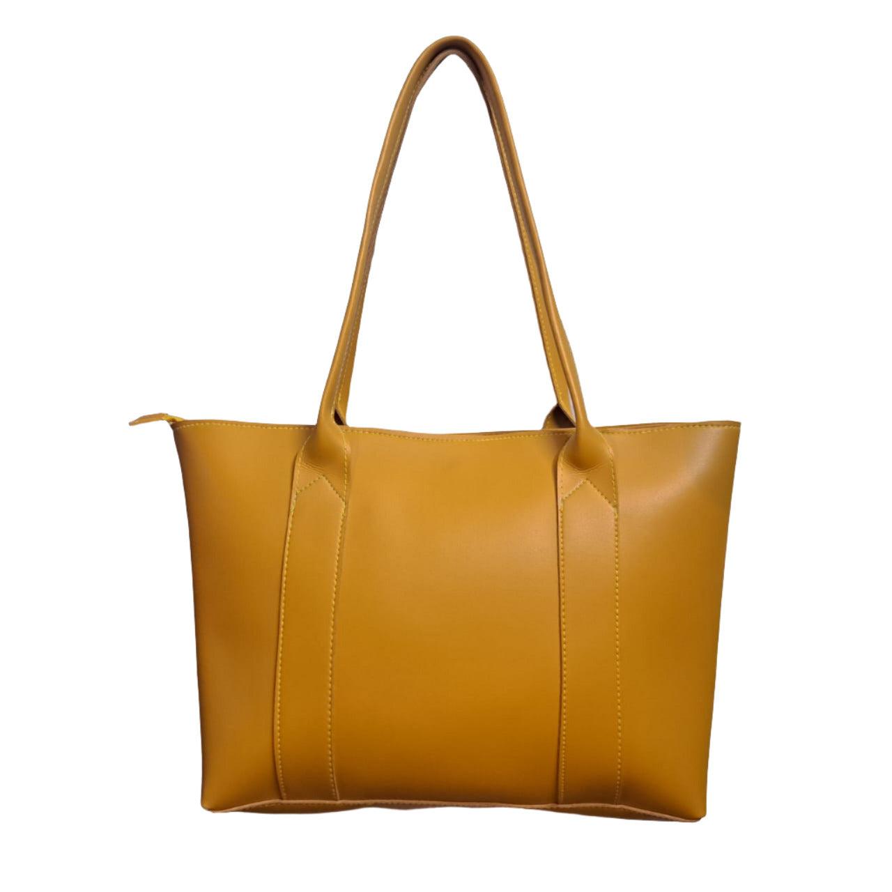 ZAHRA TOTE BAG-YELLOW