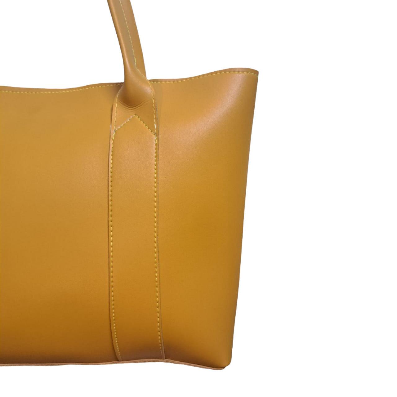 ZAHRA TOTE BAG-YELLOW