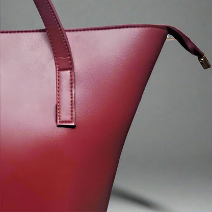 ALPHA TOTE BAG-MAROON