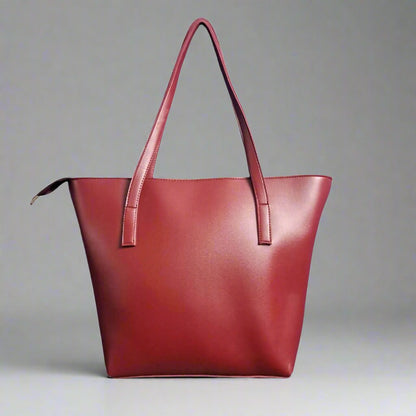 ALPHA TOTE BAG-MAROON